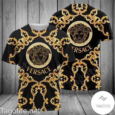 black versace shirt|versace shirt black and gold.